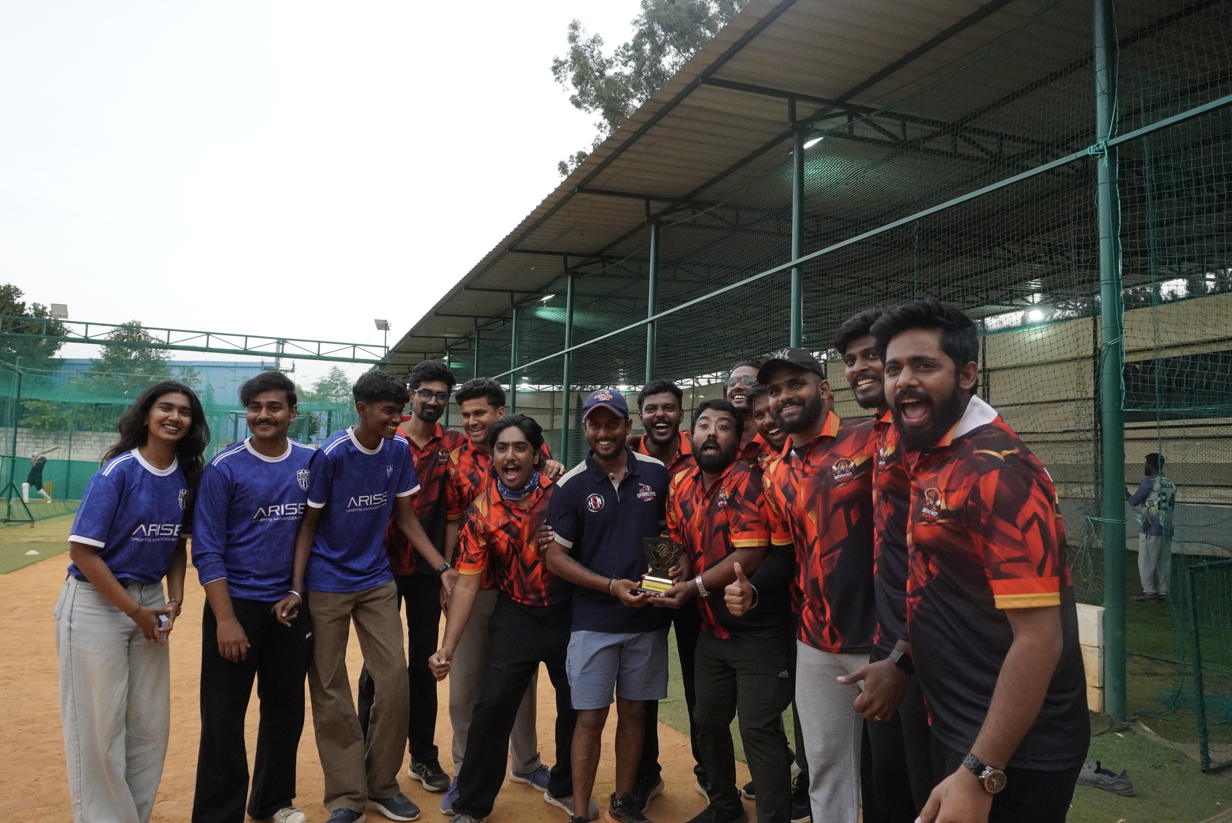 Indoor sports action